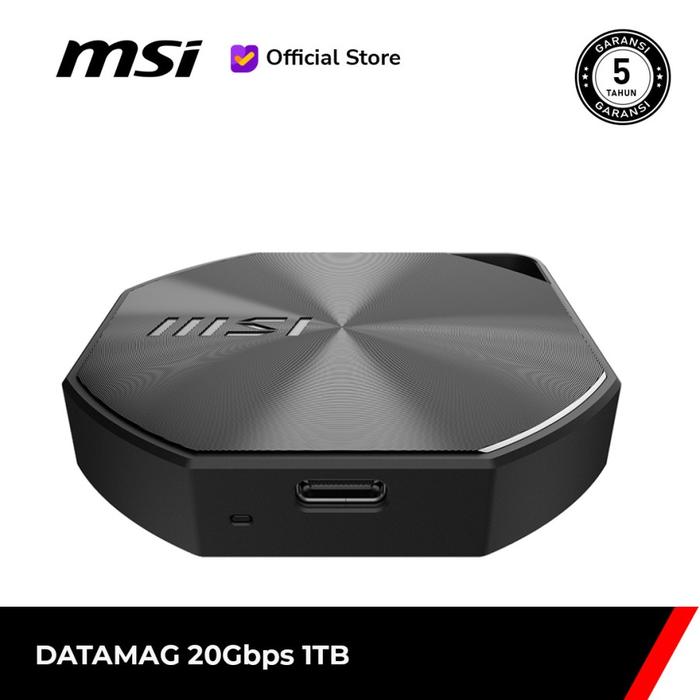 Gambar SSD MSI DATAMAG 1TB 2TB External Solid State Drive, Speeds Up to 1600MB/s USB-C Portable SSD - 1TB dari KomputerMedan OS undefined Tokopedia