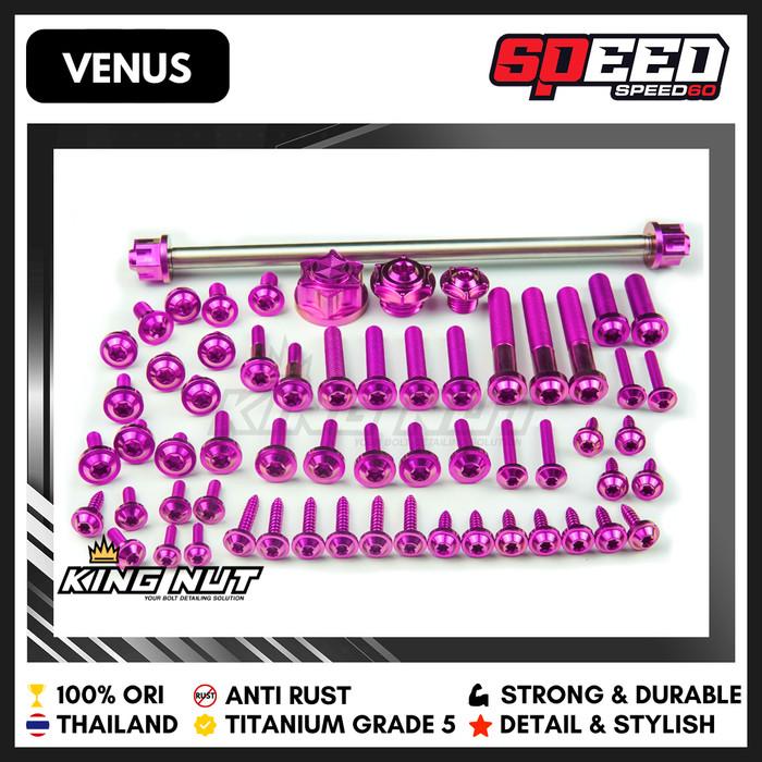 Gambar PREMIUM Titanium Full Set Baut Probolt Honda PCX 160 Grade 5 King Nut Th - Venus dari Macro Delay Speed undefined Tokopedia