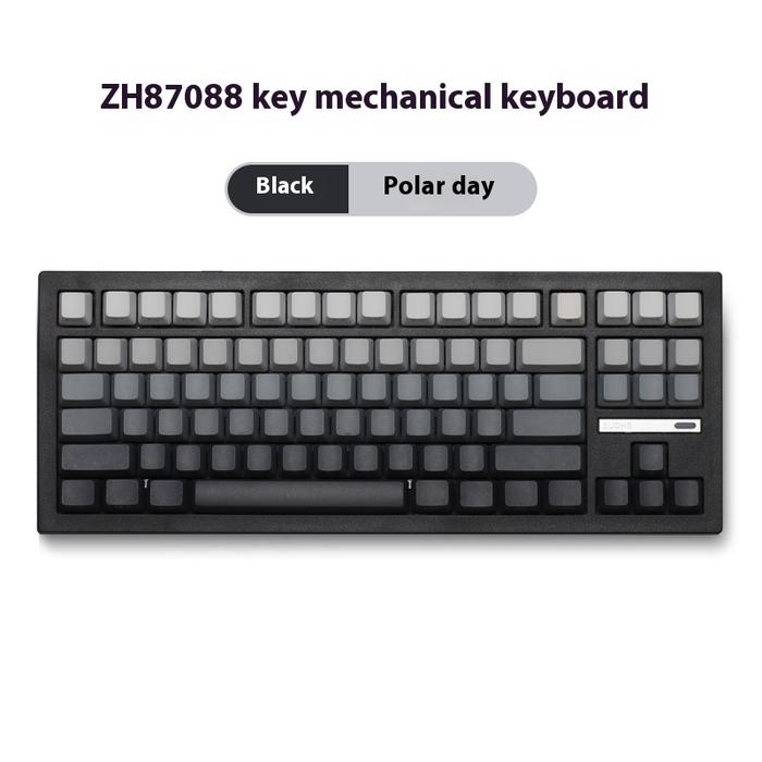 Gambar Zuohe ZH870 Mechanical Keyboard 88Keys Three Mode RGB Bluetooth Wireless Gaming Keyboard Hot Swap Custom Pc Gamer Accessories - gray 2, meteor switch dari wentiidedehh undefined Tokopedia