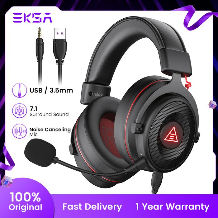 Eksa Best Surround Sound Gaming Headset For Ps4 E1000 WT Surround