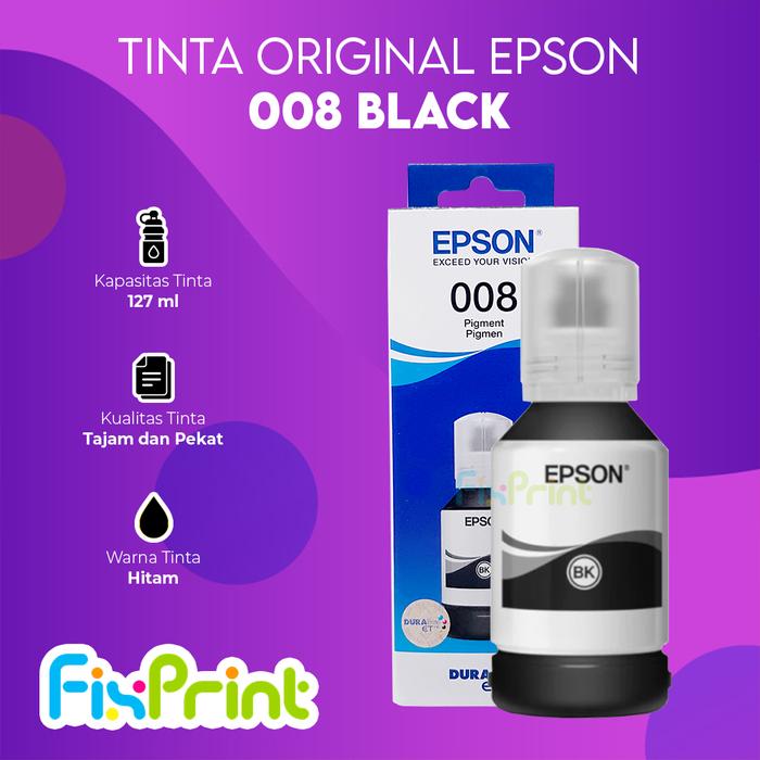 Gambar Epson 008 C13T06G Tinta Cartridge Printer L15150 L15160 M15140 L6550 - Black dari FixPrint Indonesia undefined Tokopedia