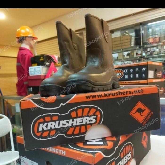 Gambar sepatu safety crusher texas original murah - Cokelat, 40 dari Tommy collect undefined Tokopedia