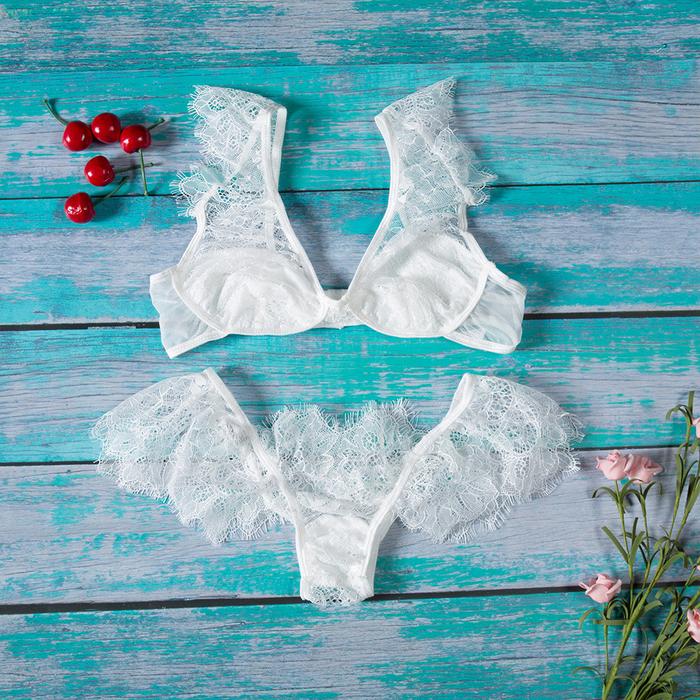 Gambar N4464 bra sexy menggoda suami bra set seksi bh transparan - M dari Nightie88 undefined Tokopedia