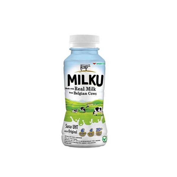 Gambar MILKU UHT ORIGINAL 200 ML dari Hypermart Cyberpark undefined Tokopedia