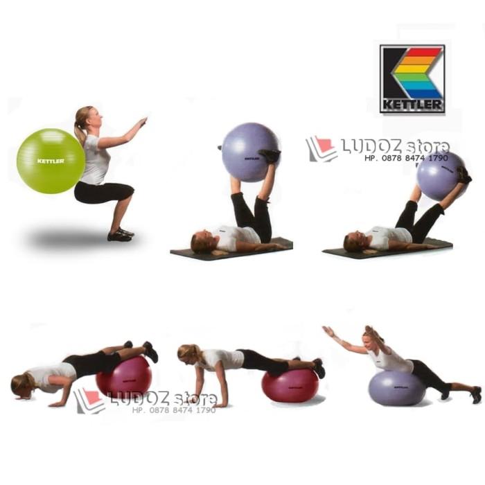 Jual Gym Ball Kettler 75 Cm Bola Aerobic Fitness Swiss Ball