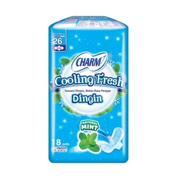 Gambar CHARM COOLING FRESH 26 CM W 20's dari Hypermart Big Mall Samarinda undefined Tokopedia