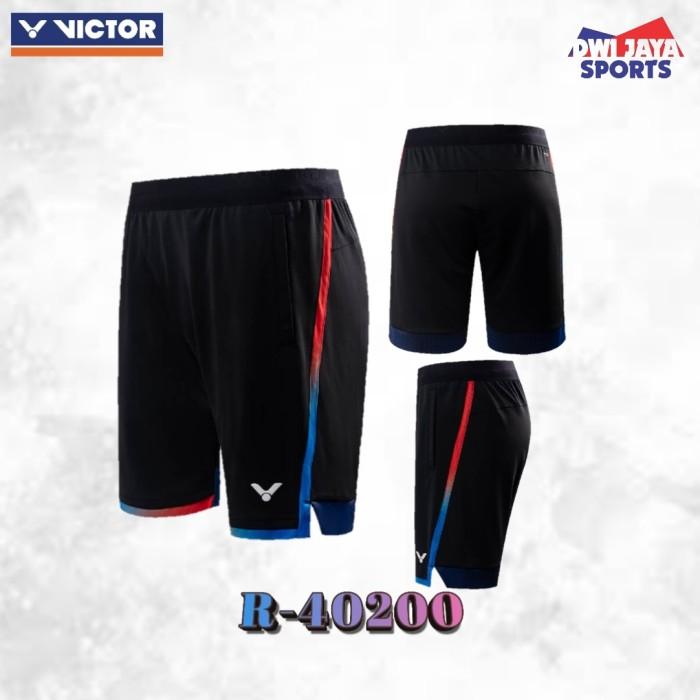 Gambar SALE TERLARIS VICTOR R-40200 C (TOURNAMENT SERIES SHORT) | CELANA VICTOR R 40200 C | VICTOR R40200 | CELANA BADMINTON ORIGINAL READYY - S dari humaira storeid undefined Tokopedia