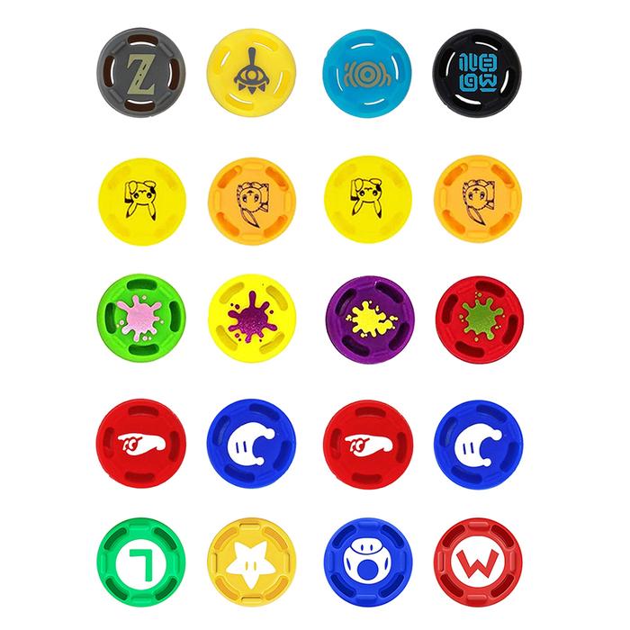 4pcs Silicone Analog Thumb Grip Caps Compatible With Nintendo Switchswitch  Liteswitch Oledjoystick Protective Cover