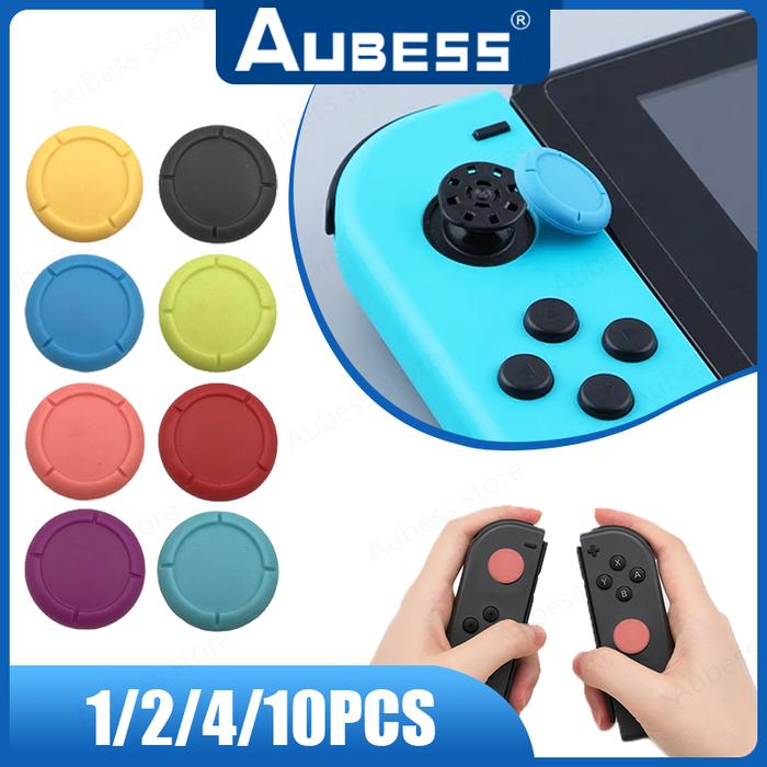 12410pc For Nintendo Switch Lite Oled Joy-con Thumb Stick Grip Replacement  Protector Cap Cover Colors Games Accessories