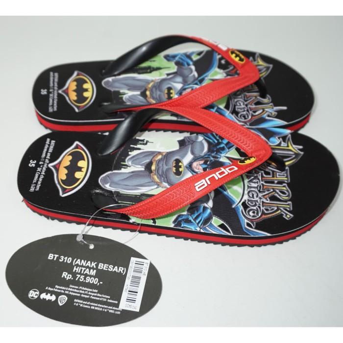 Jual Best Seller Sandal Jepit Anak Ando Batman Bt310 Hitam By