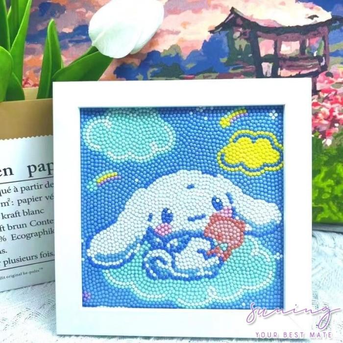 Gambar Diamond Painting | Album Frame Mainan Stiker Diamond Painting Plus Bingkai DIY Sanrio Series-Rabbit Stationery - A dari Rabbit_Stationery undefined Tokopedia