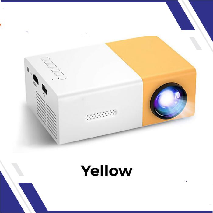 Gambar Mini Proyektor LED YG300 YG-300 YG 300 LCD Portable Projector Home - YELLOW, Proyektor Saja dari MojoTech.id undefined Tokopedia