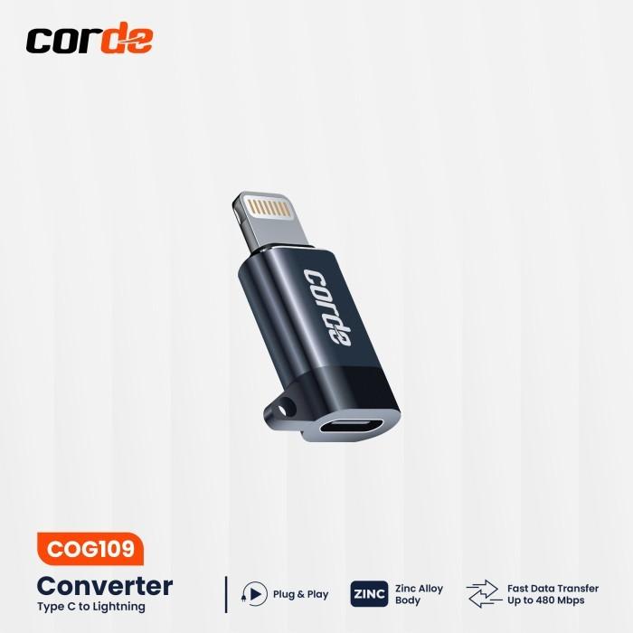 Gambar CORDE Converter Type C Female Micro USB 2.0 Support Data Audio Voice - COG-109 dari Corde Jakarta Official undefined Tokopedia
