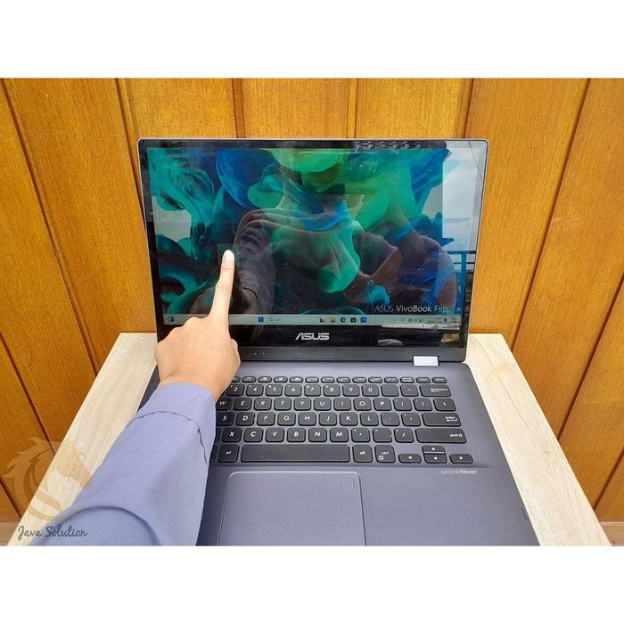 Laptop Asus Vivobook Flip Tp412FA 2in1 i5 Gen 10 8Gb 512 gb touchscreen  Laptop editiing Ssd 256, Backlit di Java Solution Laptop Tokopedia