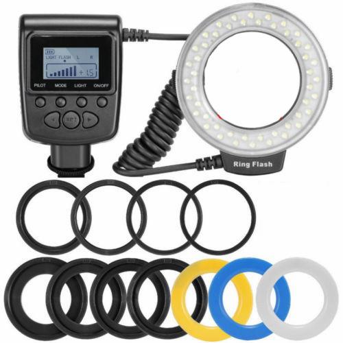 Macro Ring Speedlight Flash Deals Camera Flash Light Photography Led  Speedlite Video Lighting Camara Flashes Accessories Photo