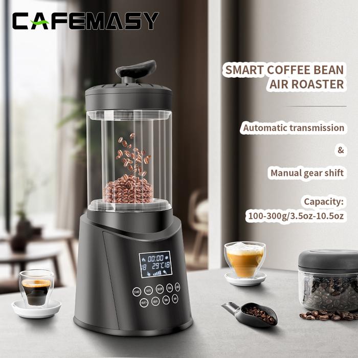 Jual Cafemasy New 300G Smart Coffee Bean Air Roaster Auto Manual