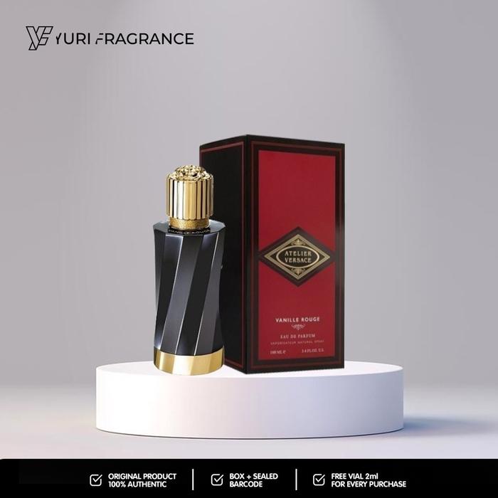 Versace Atelier Vanille Rouge 100ml Edp Original Brand New In Box Bnib