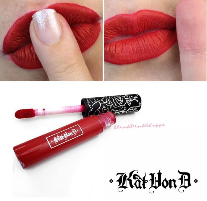 Jual promo KAT VON D EVERLASTING LIQUID LIPSTICK IN OUTLAW TRAVEL