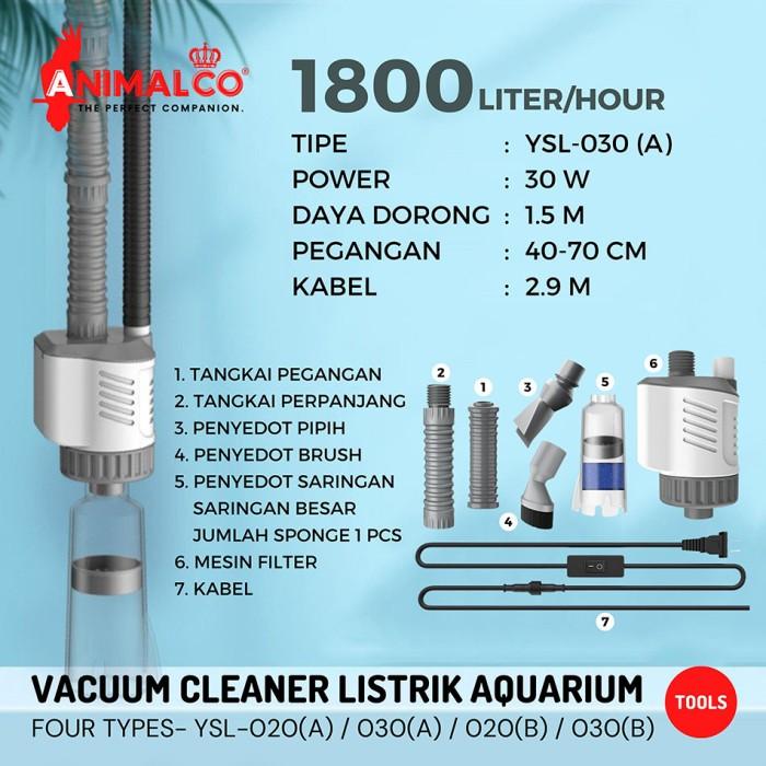 Gambar Vakum Siphon Aquarium Electric Vacuum Cleaner Penyedot Pembersih Kotoran Kuras Akuarium Ikan - 030 Standar Ver dari Animal Co undefined Tokopedia
