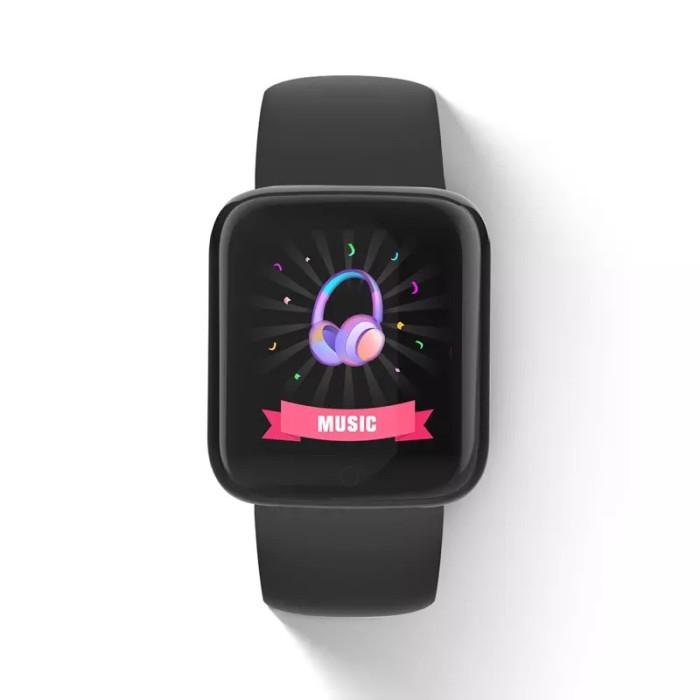Gambar Smartwatch Y68 Bluetooth Macaron / Jam Tangan Pintar Olahraga Detak Jantung / Smart Watch Fitness Tracker Waterproof - Hitam dari GangEnam Cell_NEW undefined Tokopedia