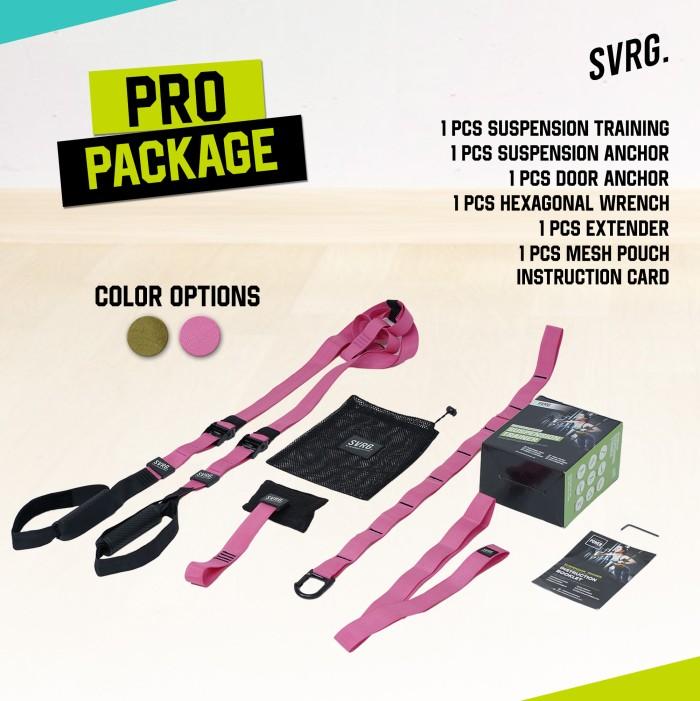 Gambar TRX Pro & Basic | Svarga Power Suspension Training | Gym | Fitness - Pro - Pink dari shauwanah undefined Tokopedia