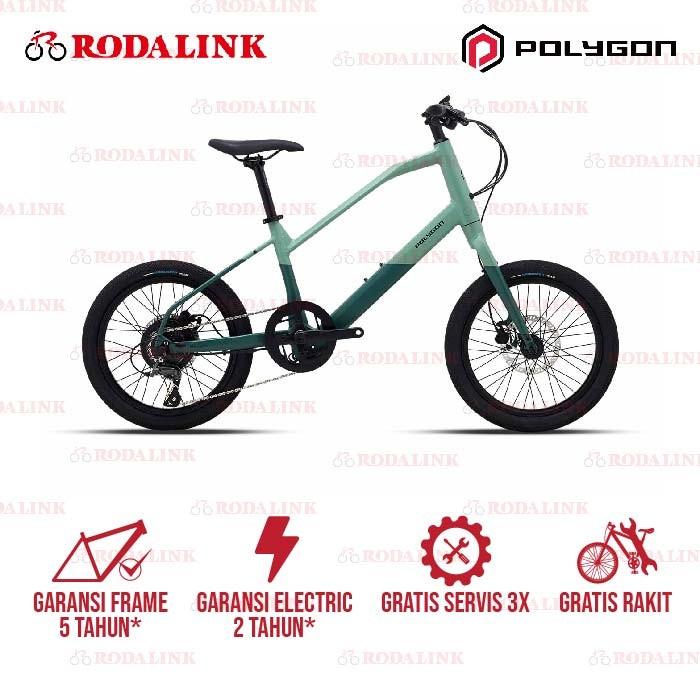 Gambar TERBAIK Polygon Ebike Sepeda Elektrik Perkotaan Gili Velo Commuting Bike - Light Green - Green dari Hindero undefined Tokopedia