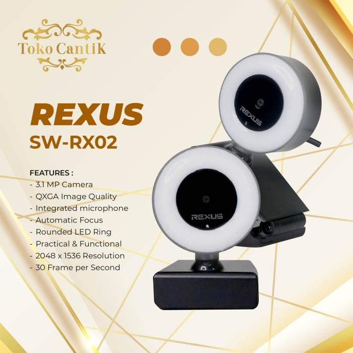 Jual PROMO!! Rexus Webcam Stream Alva SW-RX02 With Mic Ring