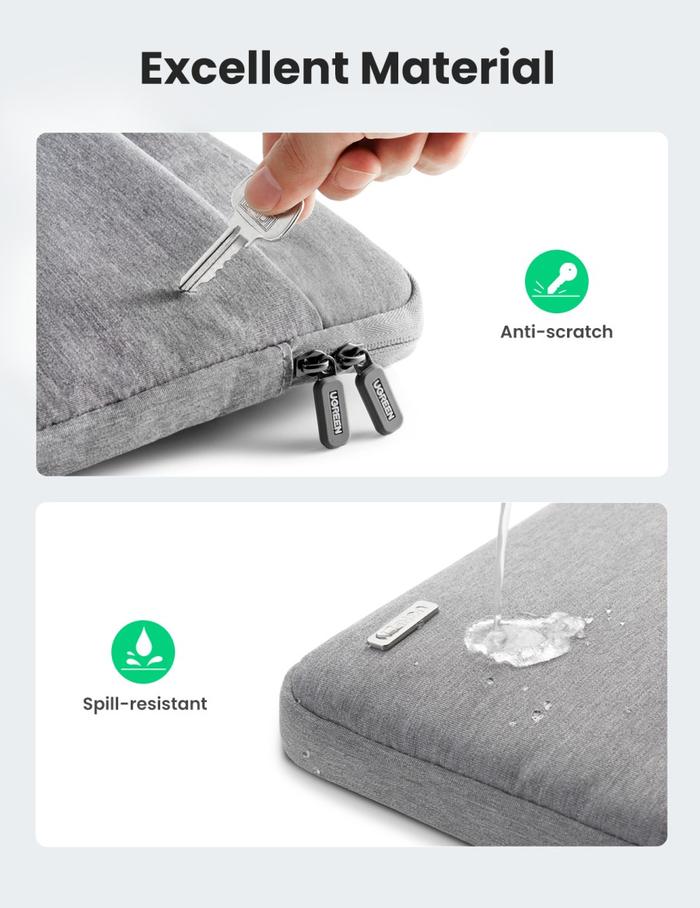 Gambar UGREEN Tas Pouch Sleeve Case Laptop Macbook 13-16"inch Leather Premium - 20433 dari GGSTORESBY undefined Tokopedia