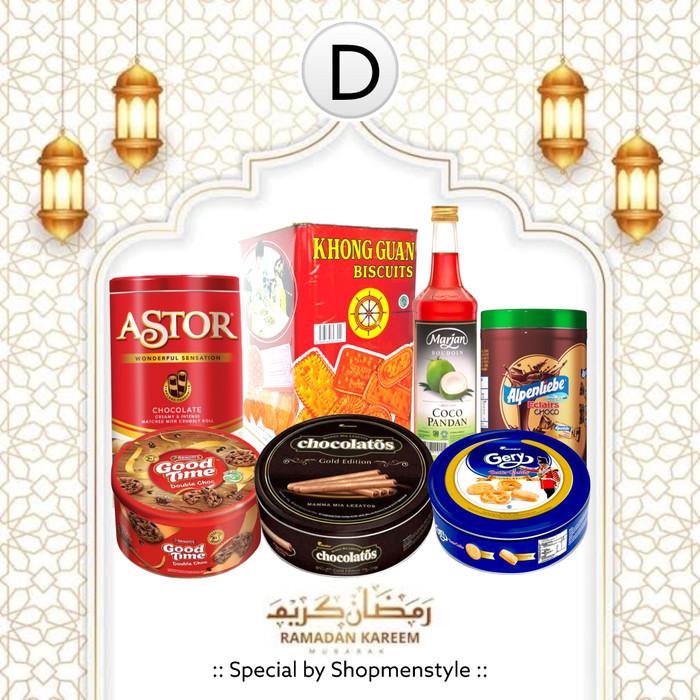 Gambar || PROMO ~`~ Paket Lebaran Biskuit Kaleng Hampers Snack Parsel Idul Fitri Parcel ||~~~ - Paket - D dari KIARA ST undefined Tokopedia