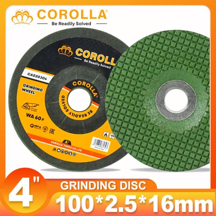Gambar Corolla Mata Gerinda Mata Inci 4" Inch 100*2.5*16 mm Grinding Wheels  Abrasive Aluminum Oxide Discs For Metal Stainless Steel  Grinding Disc For Angle Grinder - 10pcs dari MEGA TEKNIK KONSTRUKSI undefined Tokopedia