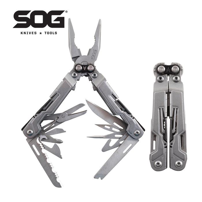 Gambar SOG 18 in 1 PowerPint Multi-tool Folding Pliers Mini EDC Hand Tools Scissors Pocket Outdoor Camping Survival Equipments-PP1001 dari Neril undefined Tokopedia