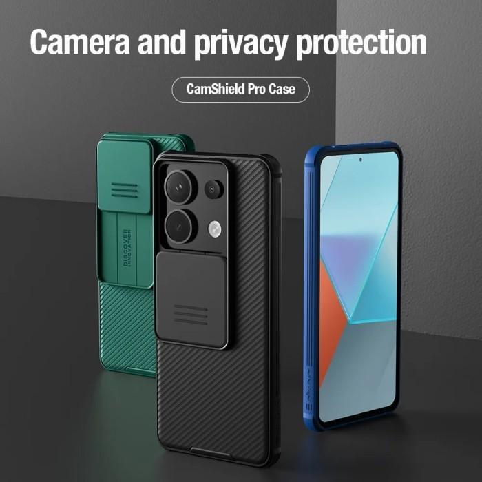 Gambar Nilkin Camshield Xiaomi Redmi Note 14 5G Case Redmi Note 14 Pro 5G Casing Redmi Note 14 Pro Plus 5G Case - Hitam, REDMI NOTE14 5G dari Tsuraya Storee undefined Tokopedia