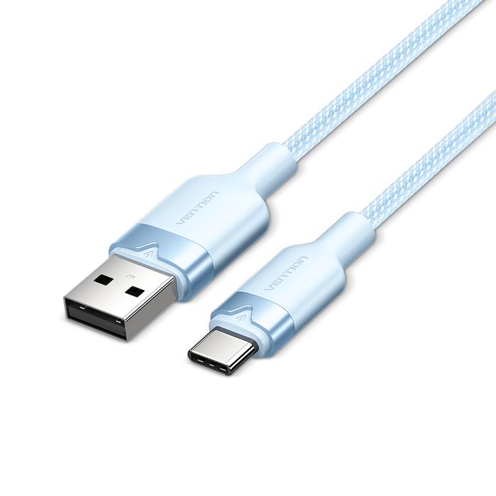 Gambar VENTION Kabel Data Charger USB 2.0 to TYPE-C 3A - CTN - 1M - Blue dari Gaming Plus Store undefined Tokopedia
