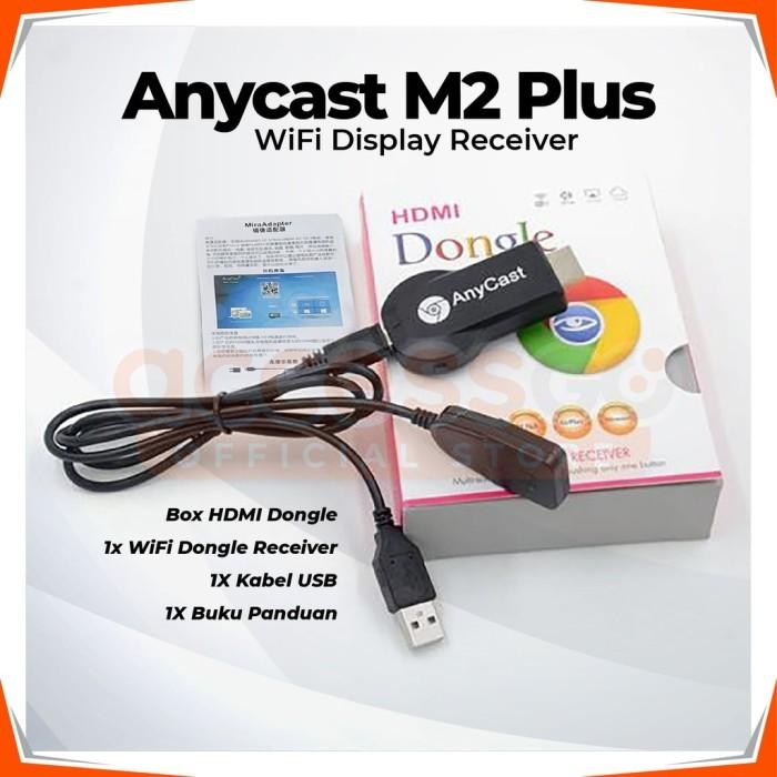 Gambar ANYCAST Alat Penghubung HP Mirroring ke Proyektor TV Monitor PC Miracast WIFI Receiver ORIGINAL BERGARANSI - Mojotech - ANYCAST Saja dari MojoTech.id undefined Tokopedia