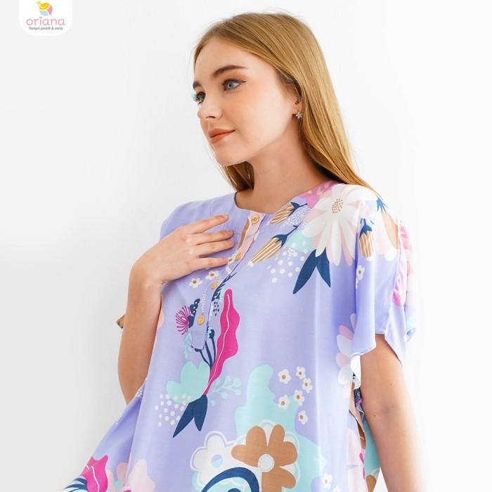 Gambar Oriana Daster Pendek Collection - Lilibelle Lilac dari SleepwearStore undefined Tokopedia