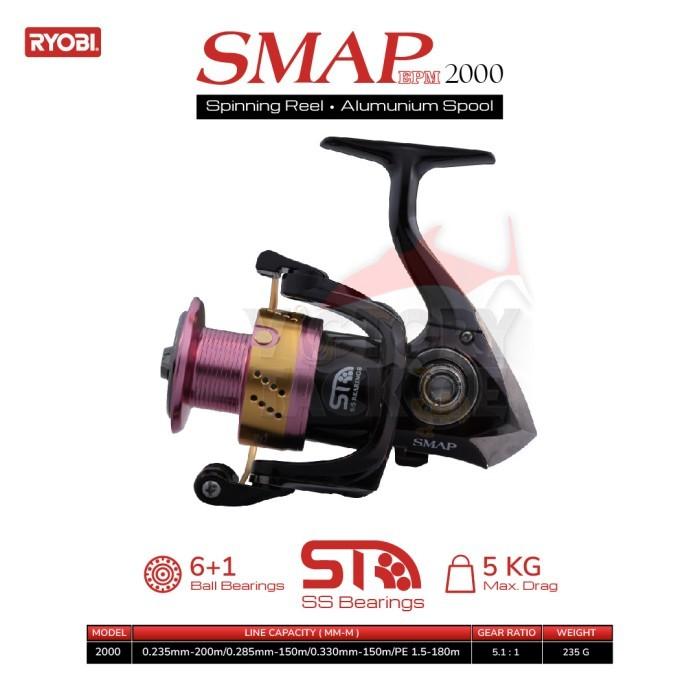 Gambar Ready Gan Ryobi Japan Smap Epm Reel Power Handle Metal Spool Ready Gan - 2000 dari Lapak Mancing016 undefined Tokopedia