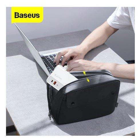 Jual BASEUS PORTABLE TRAVEL STORAGE BAG USB GADGET CABLE ORGANIZER