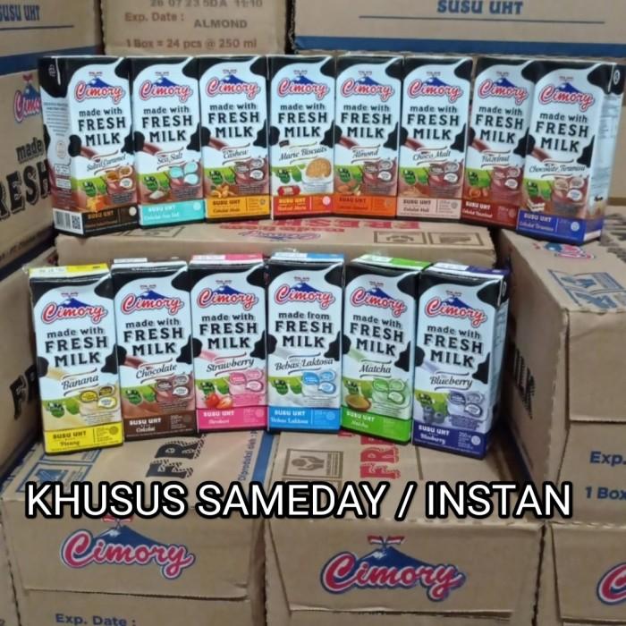 Gambar 1 DUS SUSU CIMORY UHT FRESH MILK 250ml / 250 ml 1 KARTON dari blendong'shop undefined Tokopedia