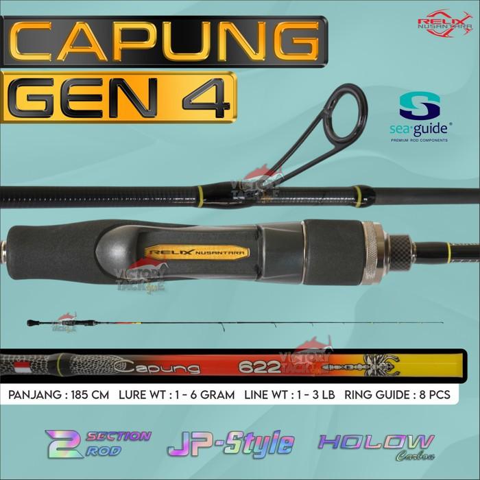 Gambar Ready Gan Relix Nusantara Capung 2024 Gen 4 Joran Pancing Ultralht Carbon Solid 622 662 702 732 762 Victory Tackle Official Ready Gan - 622 dari Lapak Mancing016 undefined Tokopedia