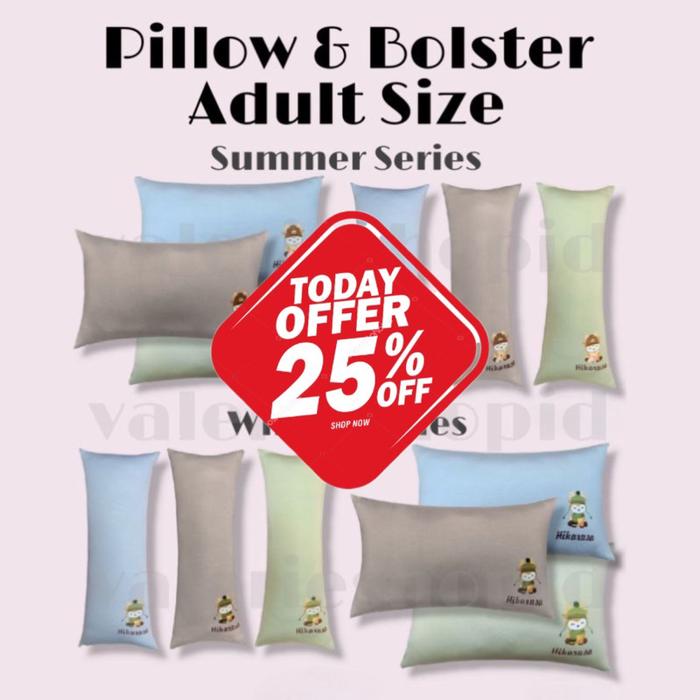 Gambar (NEW) HIKARUSA BANTAL GULING DEWASA ADULT SERIES HIKARU PILLOW BOLSTER TENCEL dari Ahmadautopart undefined Tokopedia