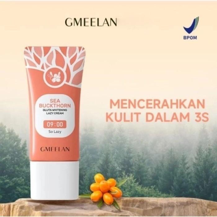 Gambar GMEELAN Gluta Whitening Lazy Cream Niacinamide Sea Buckthorn Pelembab Wajah Day Cream Pemutih Wajah Glowing 30g - 1pcs dari Portable Rumahan undefined Tokopedia