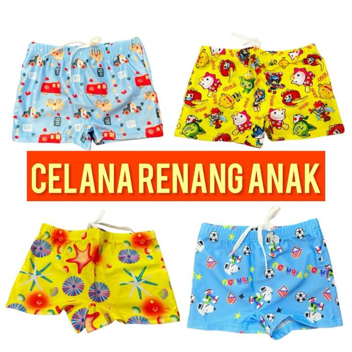 Gambar Celana Renang Anak Cowok Dan Cewek Karakter / Celana Renang Anak Premium dari Dapit1010 undefined Tokopedia