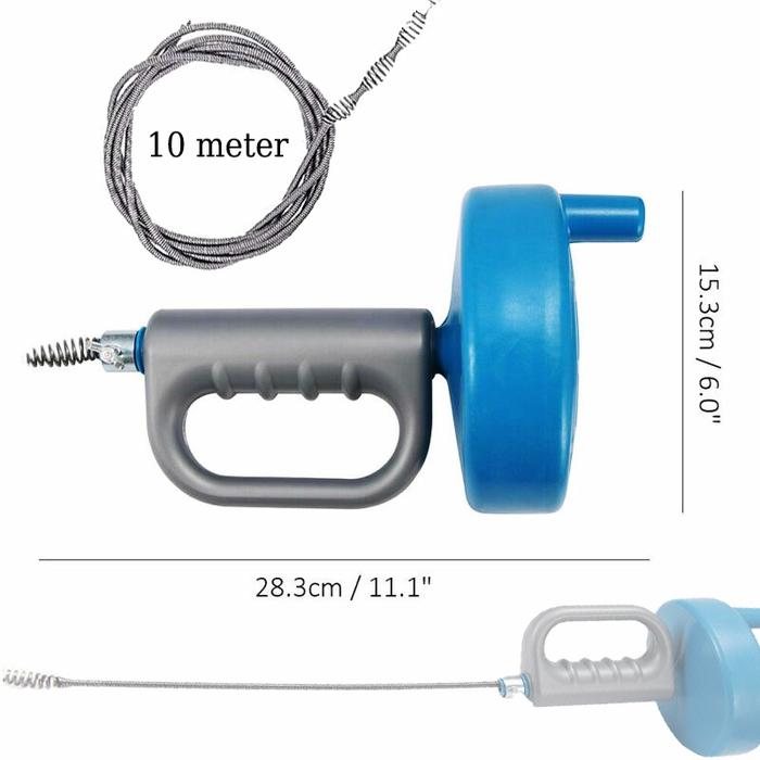 Gambar Promo!!!! Kabel Auger Alat Pembersih Pipa Saluran Air Tersumbat Mampet Drain Unblocker Flexible - 10 meter dari alpatstore28 undefined Tokopedia