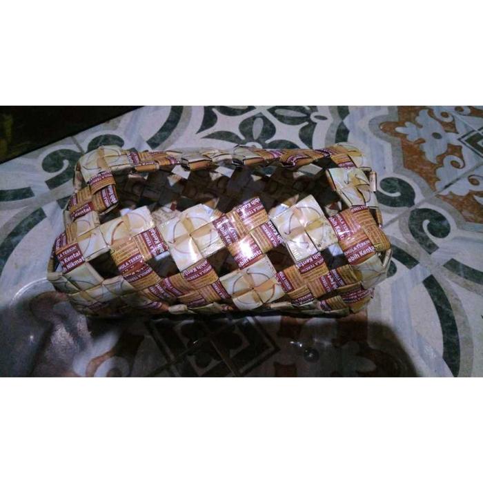 Gambar Bundai Prakarya Tempat Tisu Ukuran Besar Dari Bungkus Kopi Kerajinan Tangan Daur Ulang Unik - creamelate dari bundai undefined Tokopedia