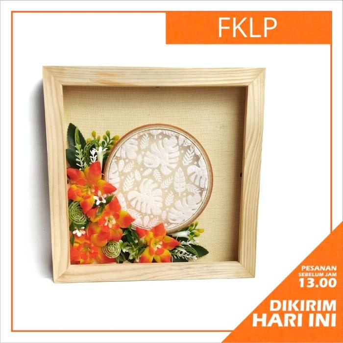 Gambar || PROMO PERSIAPAN PERNIKAHAN ~`~ Frame Kayu Lingkaran Pembidang untuk Mahar Uang atau Logam Mulia ||~~~ - Jati Belanda dari BACKMAN ST undefined Tokopedia