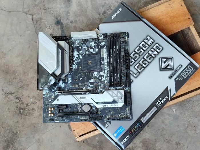 Asrock B550m Steel Legend Amd Am4 Matx Motherboard ASRock B550M