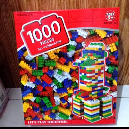 Jual Mainan Lego classic Balok susun Classic bricks 1000 pcs