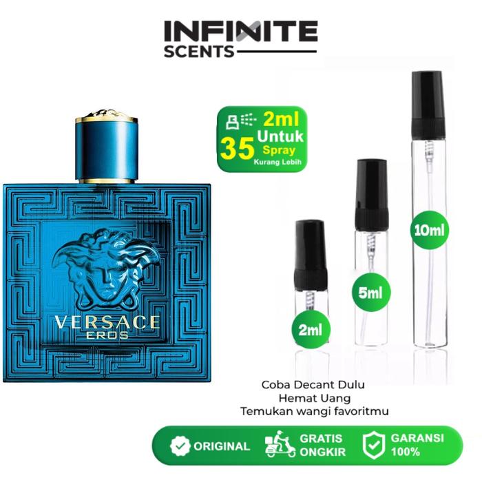 Gambar Decant Parfum Versace Eros EDT 2ml 5ml 10ml - 2ml dari Infinite Scents ID undefined Tokopedia