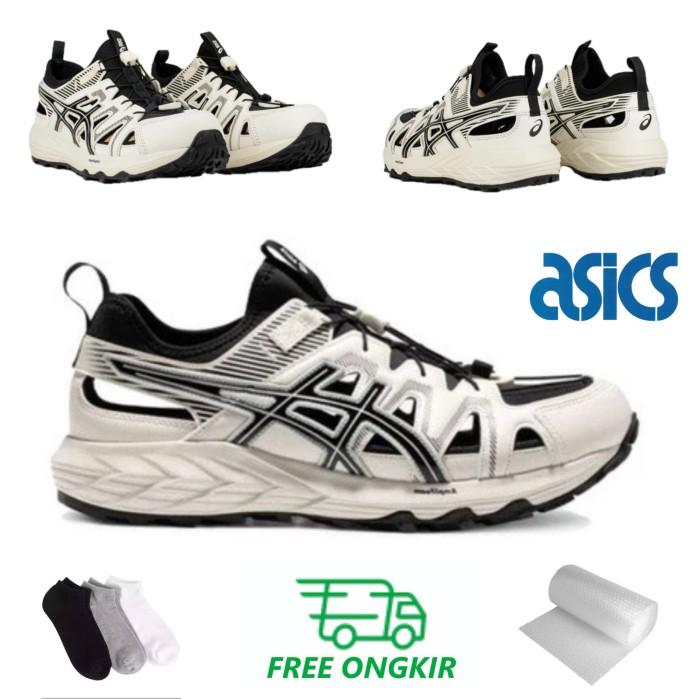 Gambar SALE TERLARIS SEPATU ASICS GEL SONOMA SE BLACK WHITE READYY - 37 dari Shoe Sneakers undefined Tokopedia