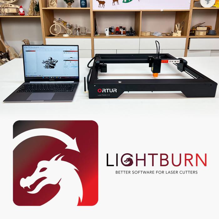 Gambar TOKOSH Terlaris Lightburn Software License Control for Laser dari Cribs Local Shop undefined Tokopedia
